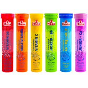 HAAS 80g Vitamín C/Multi/Magnézium/Junior/