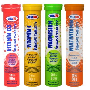 VITATAB 80g VitamínC/Multivitamín/Magnéziu
