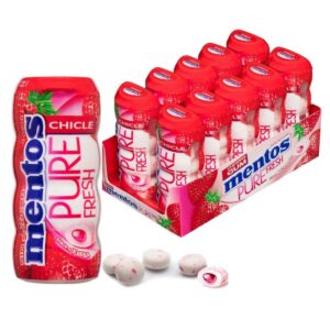 MENTOS GUM PF Fruit Srawberry 10x30g