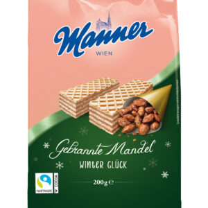 MANNER Winterwaffel Gebrannte Mandel 200g